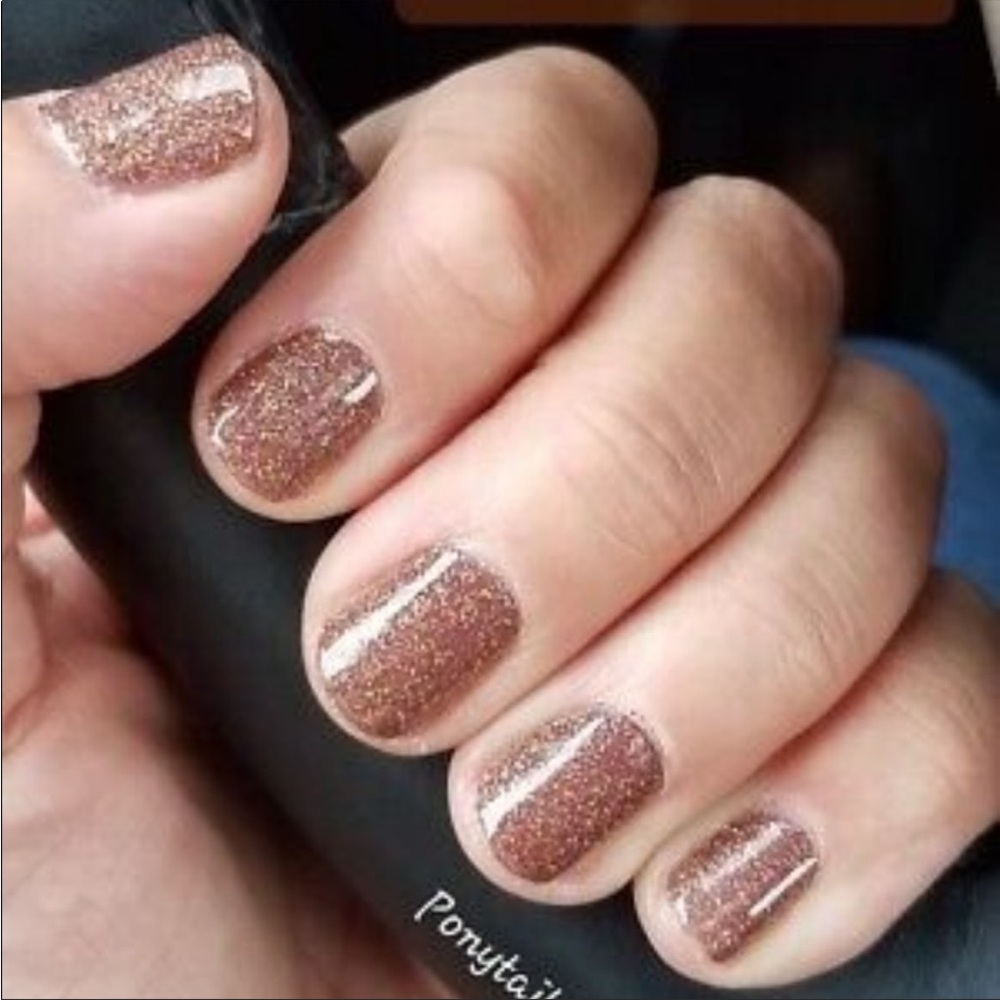 *Retired* Color Street: Sahara Jewel | Brown Neutral Earthy Glitter Chocolate - Picture 10 of 15